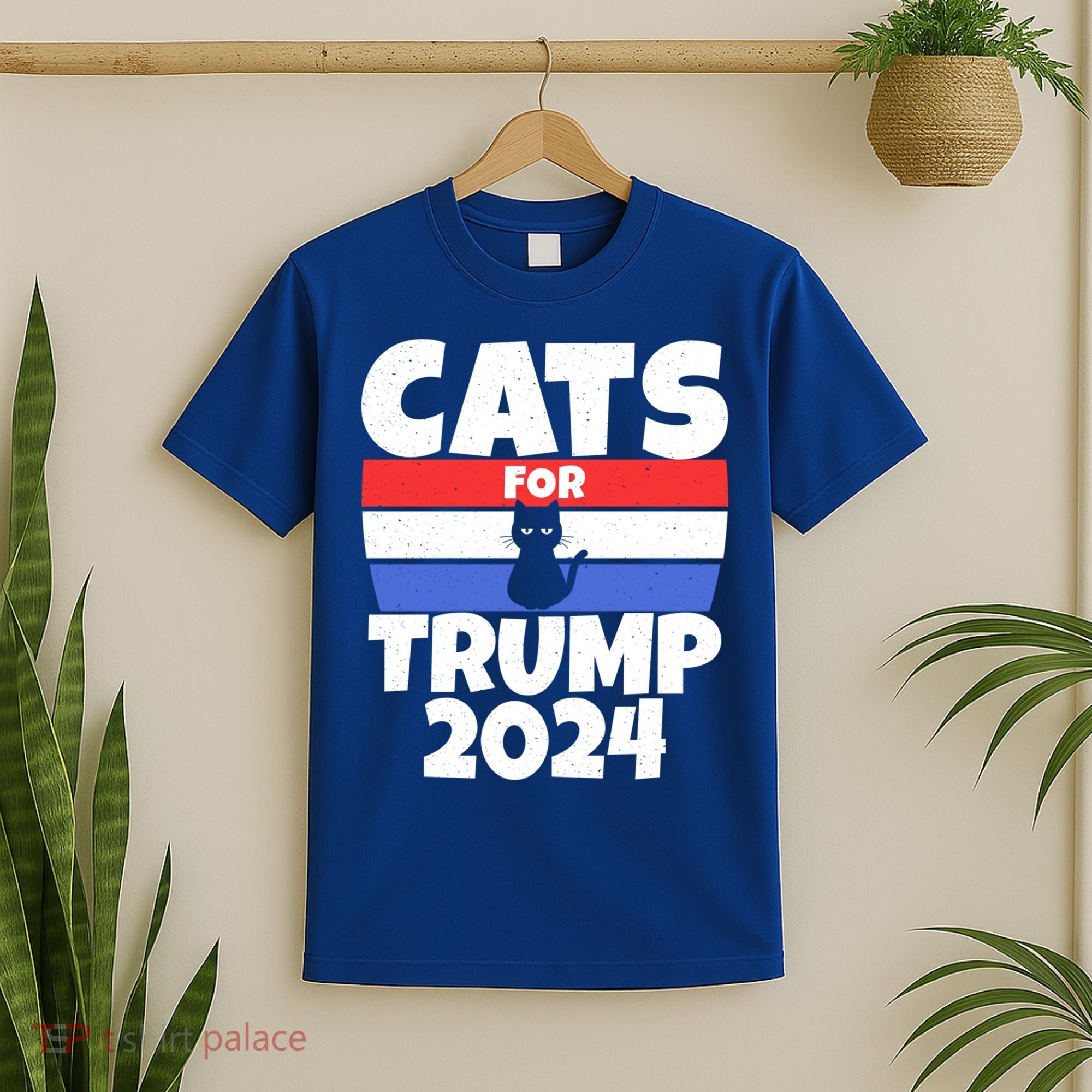 Cats For Trump 2024 Cat Owner Republican Cool Gift T-Shirt