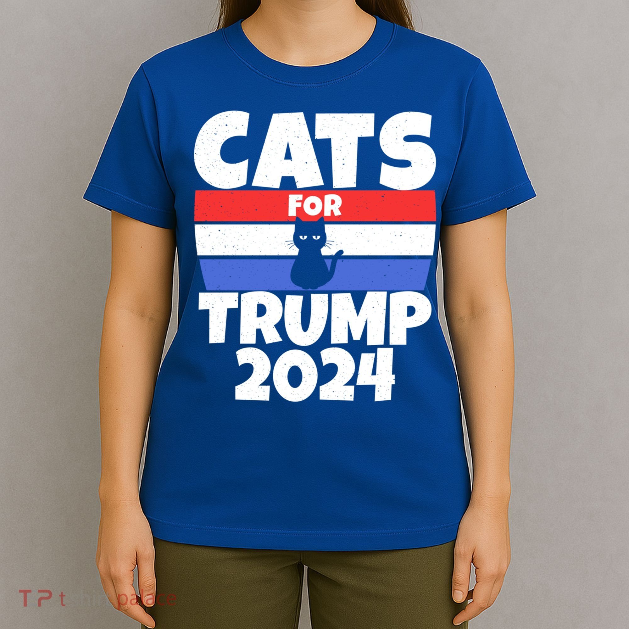 Cats For Trump 2024 Cat Owner Republican Cool Gift T-Shirt