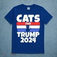 Cats For Trump 2024 Cat Owner Republican Cool Gift T-Shirt thumb 5