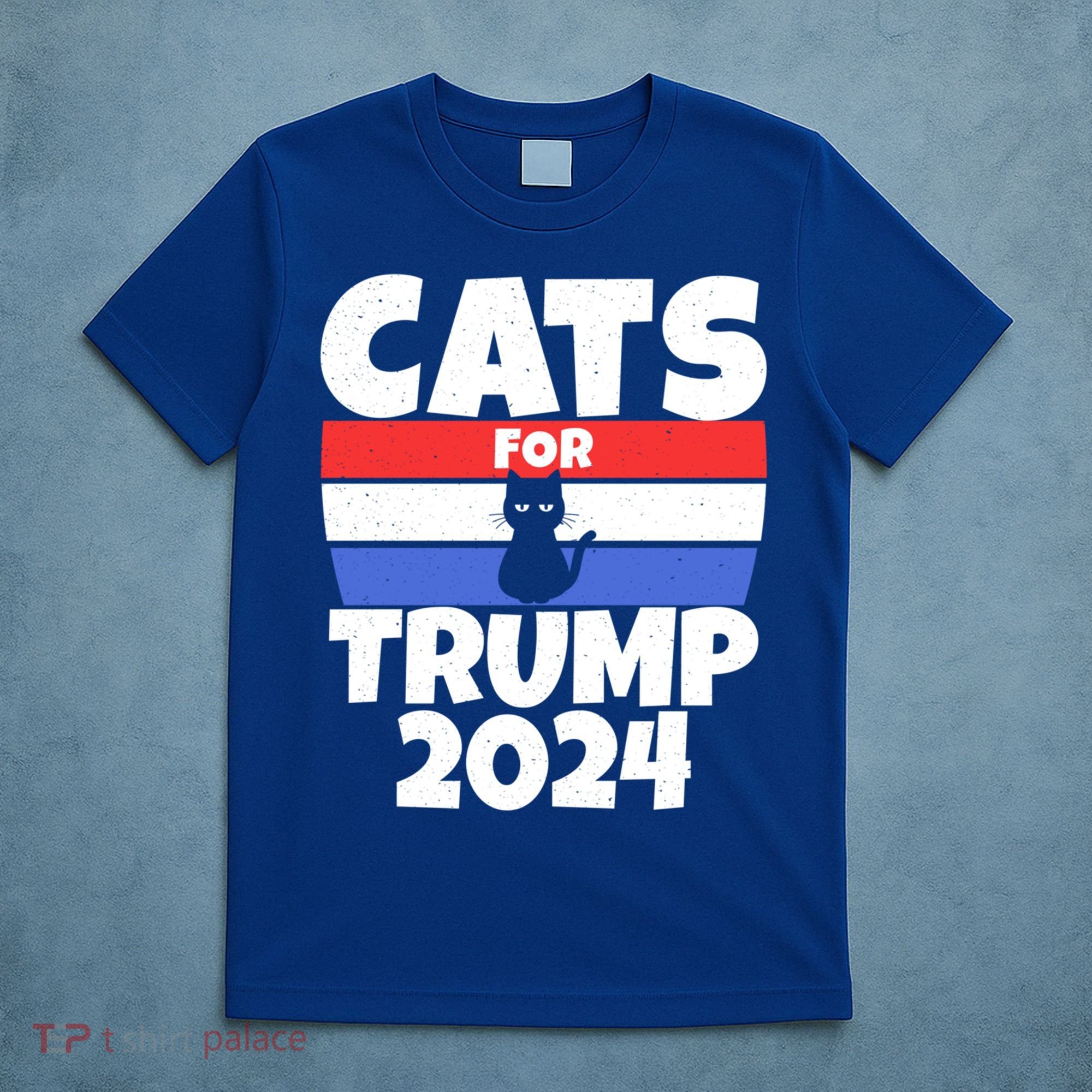 Cats For Trump 2024 Cat Owner Republican Cool Gift T-Shirt