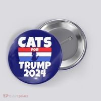 Cats For Trump 2024 Cat Owner Republican Cool Gift Button thumb 0