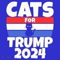 Cats For Trump 2024 Cat Owner Republican Cool Gift Coaster thumb 2