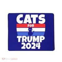 Cats For Trump 2024 Cat Owner Republican Cool Gift Mousepad thumb 0