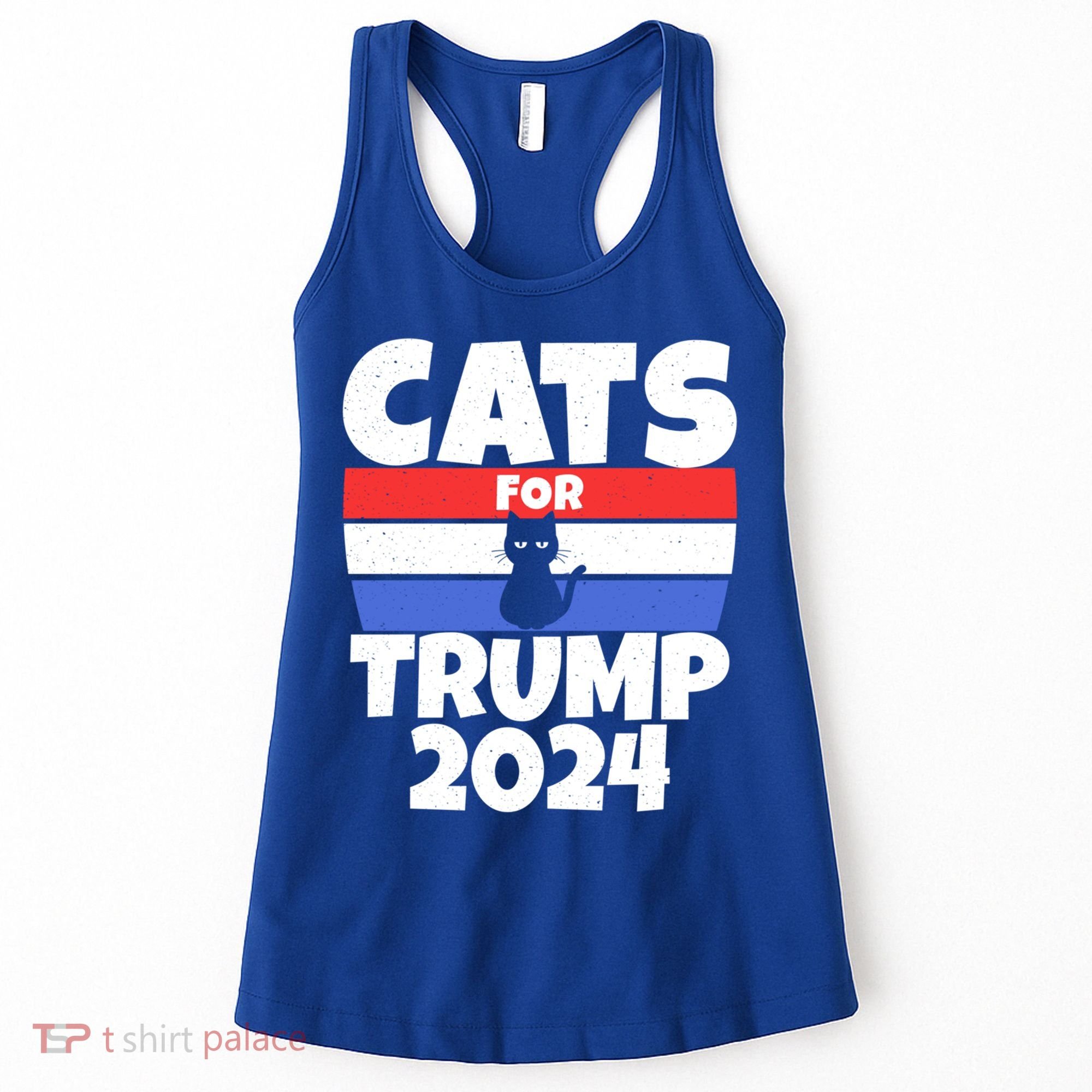 Cats For Trump 2024 Cat Owner Republican Cool Gift Women's Tank Top