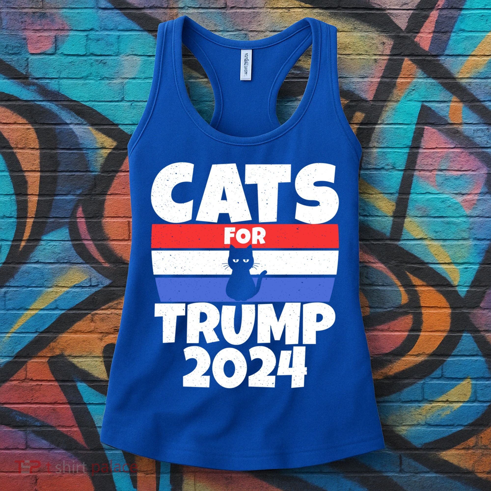 Cats For Trump 2024 Cat Owner Republican Cool Gift Women's Tank Top