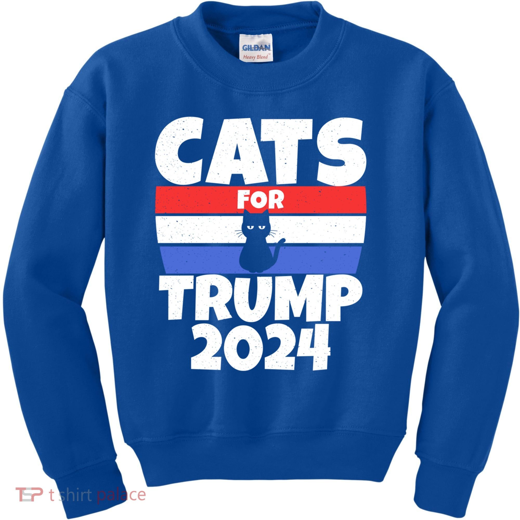 Cats For Trump 2024 Cat Owner Republican Cool Gift Kids Sweatshirt