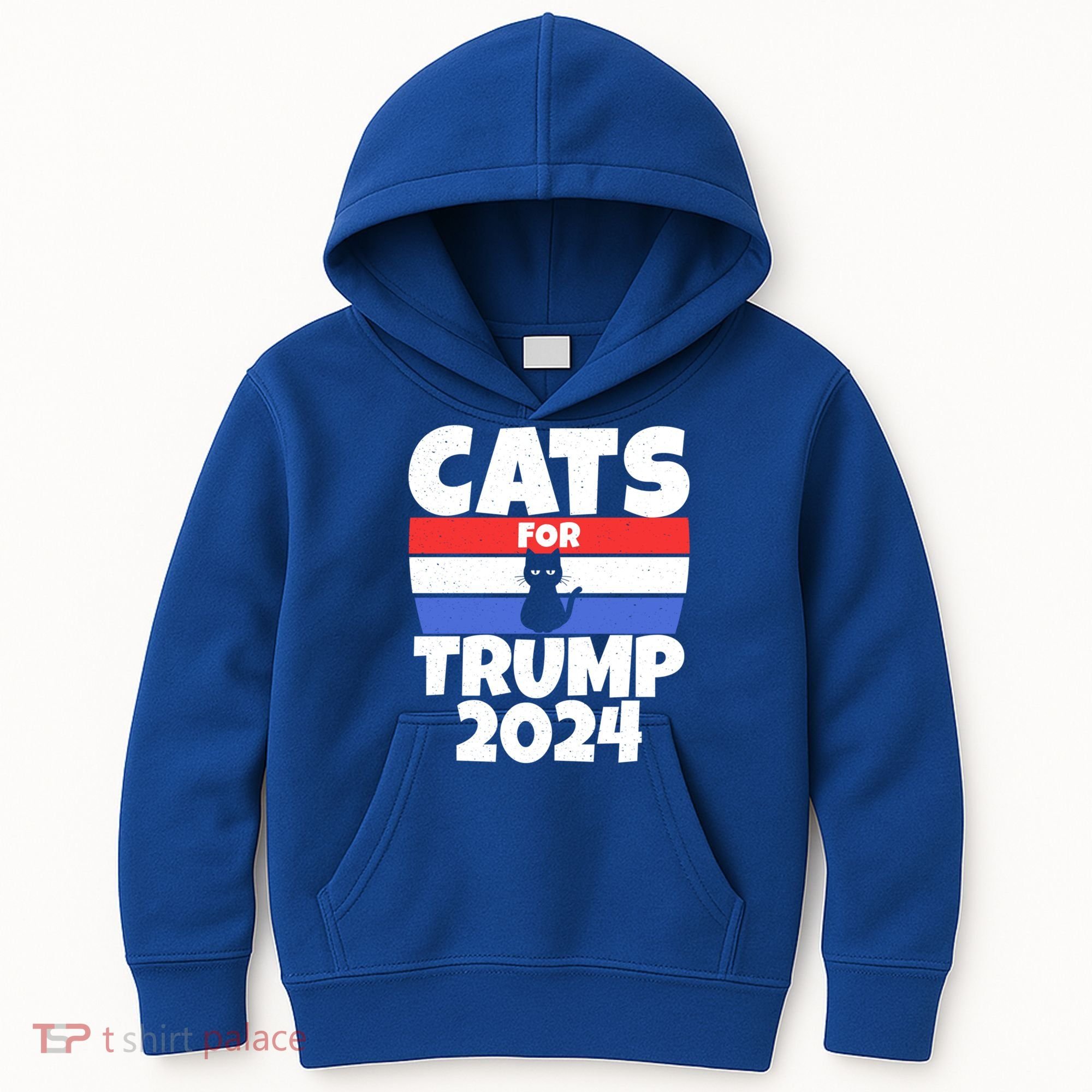 Cats For Trump 2024 Cat Owner Republican Cool Gift Kids Hoodie