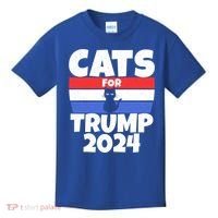 Cats For Trump 2024 Cat Owner Republican Cool Gift Kids T-Shirt thumb 0