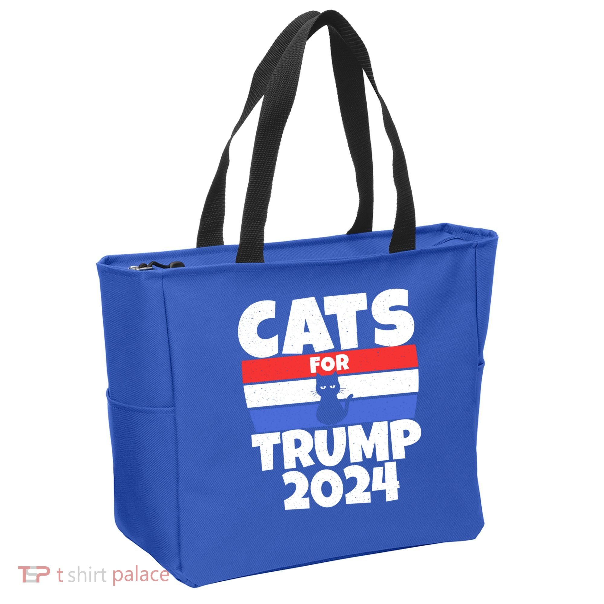 Cats For Trump 2024 Cat Owner Republican Cool Gift Tote Bag