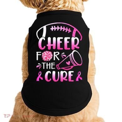 Cheer For The Cure Breast Cancer Awareness Doggie Tank