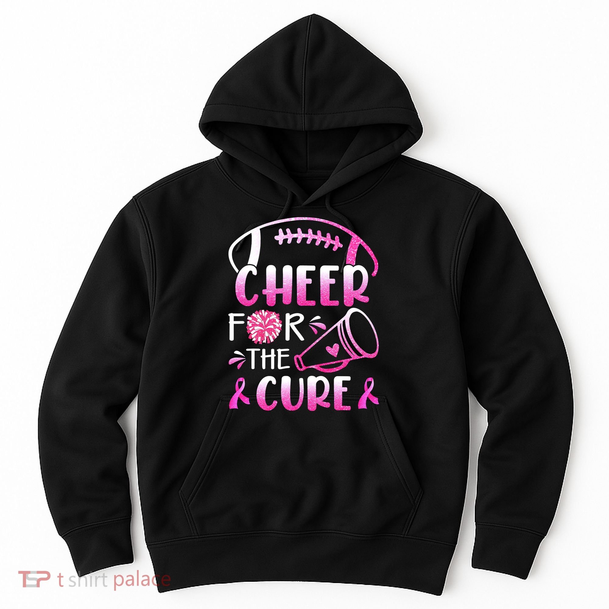Cheer For The Cure Breast Cancer Awareness Hoodie