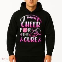 Cheer For The Cure Breast Cancer Awareness Hoodie thumb 2