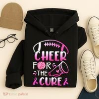 Cheer For The Cure Breast Cancer Awareness Hoodie thumb 4