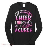Cheer For The Cure Breast Cancer Awareness Long Sleeve Shirt thumb 0