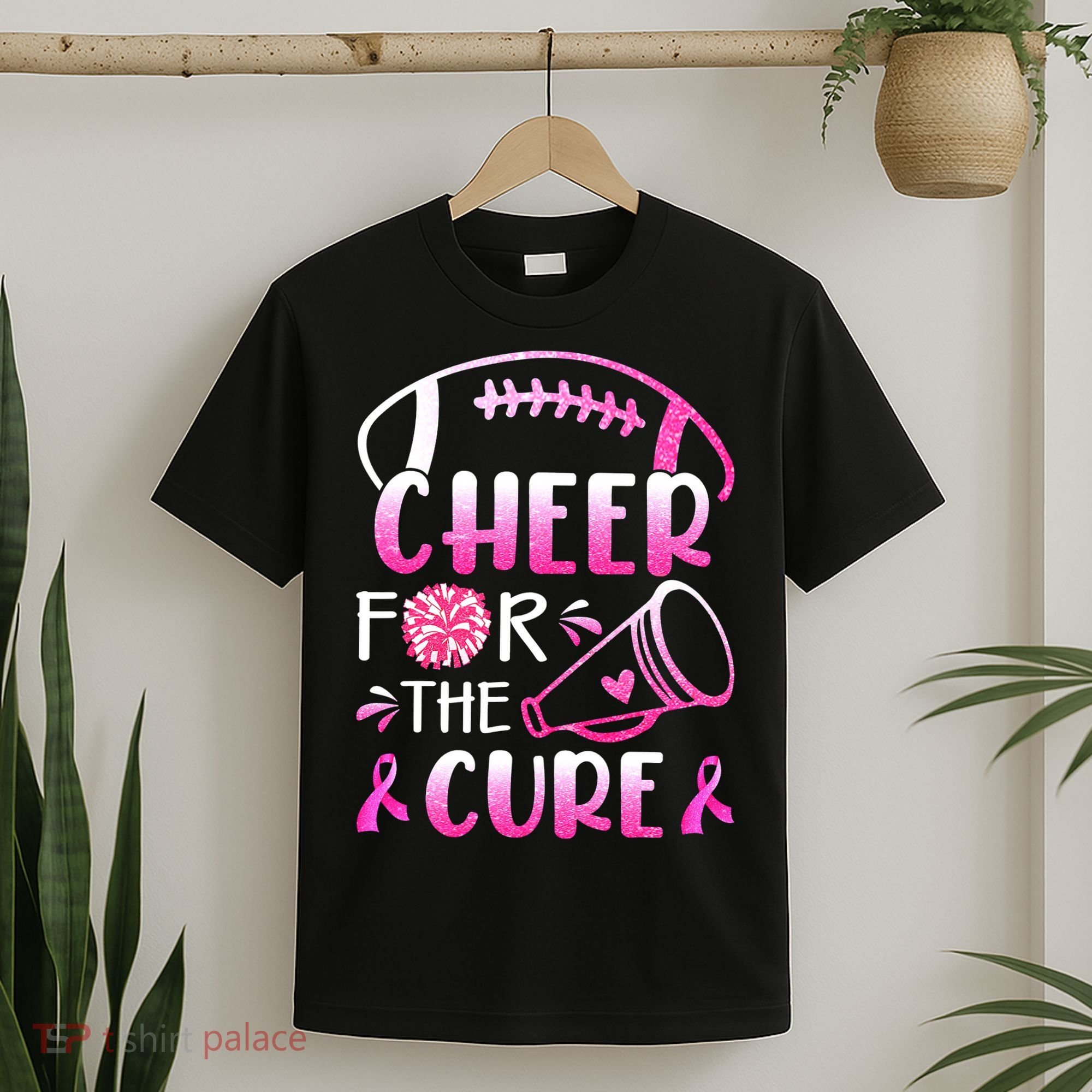 Cheer For The Cure Breast Cancer Awareness T-Shirt