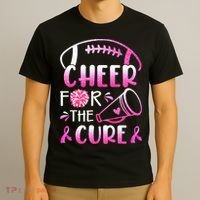 Cheer For The Cure Breast Cancer Awareness T-Shirt thumb 3