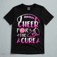 Cheer For The Cure Breast Cancer Awareness T-Shirt thumb 5