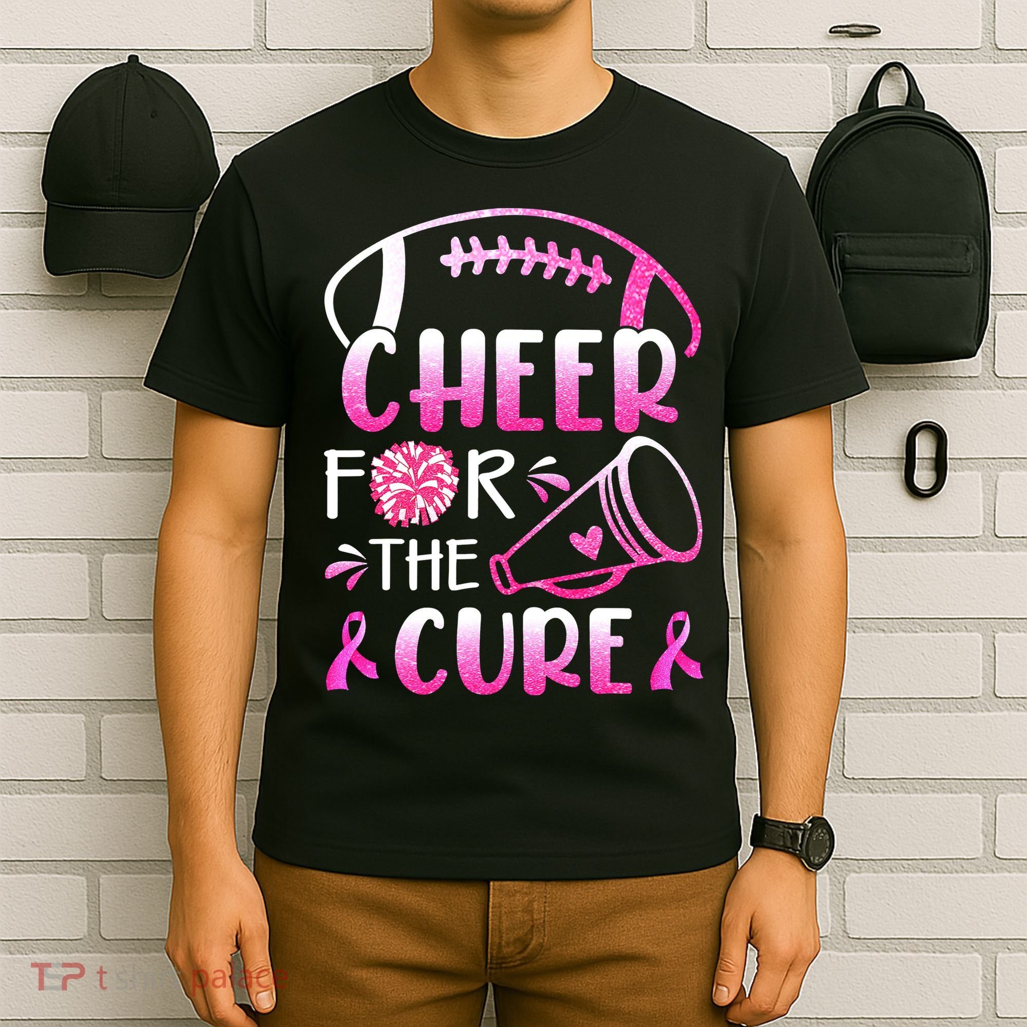 Cheer For The Cure Breast Cancer Awareness T-Shirt