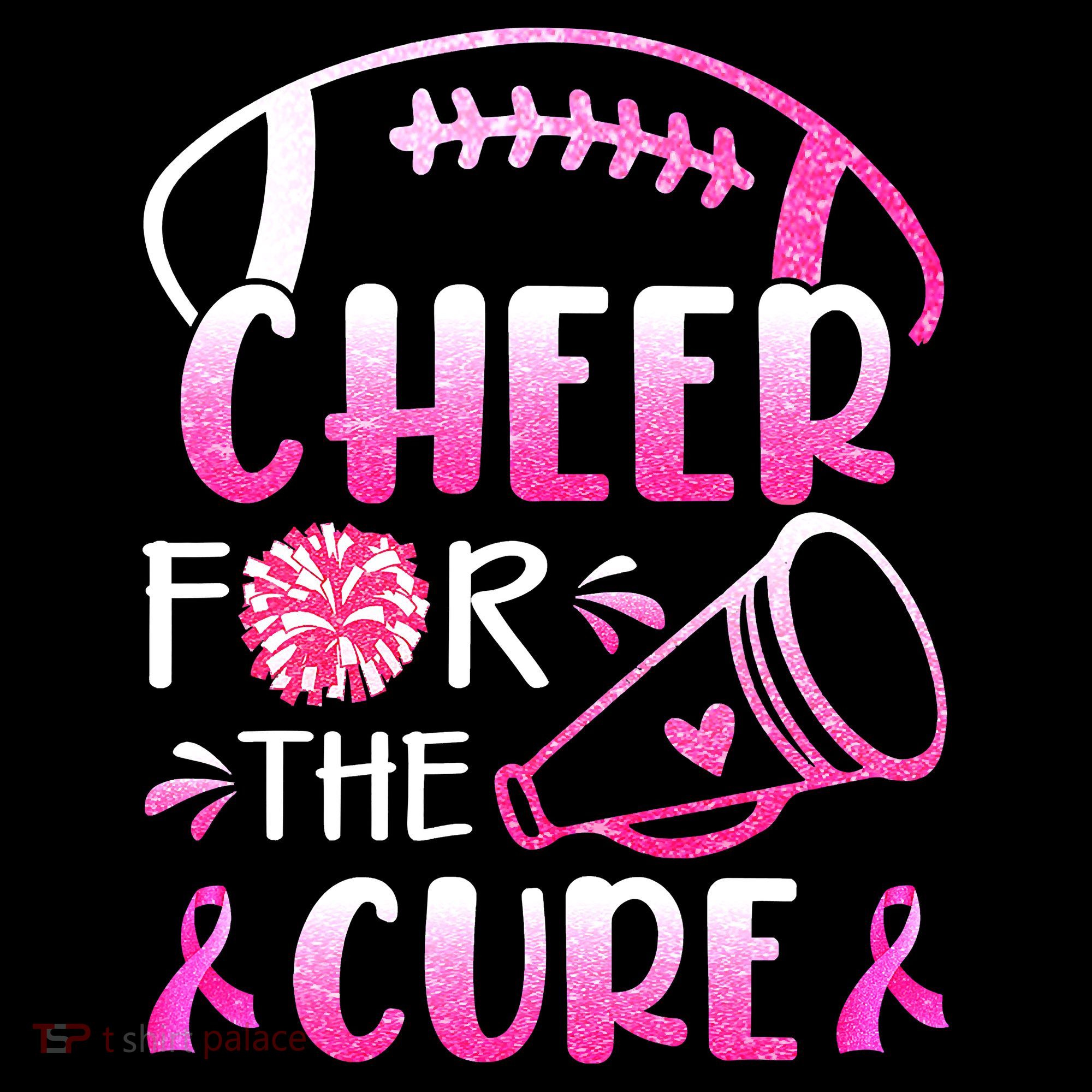 Cheer For The Cure Breast Cancer Awareness T-Shirt