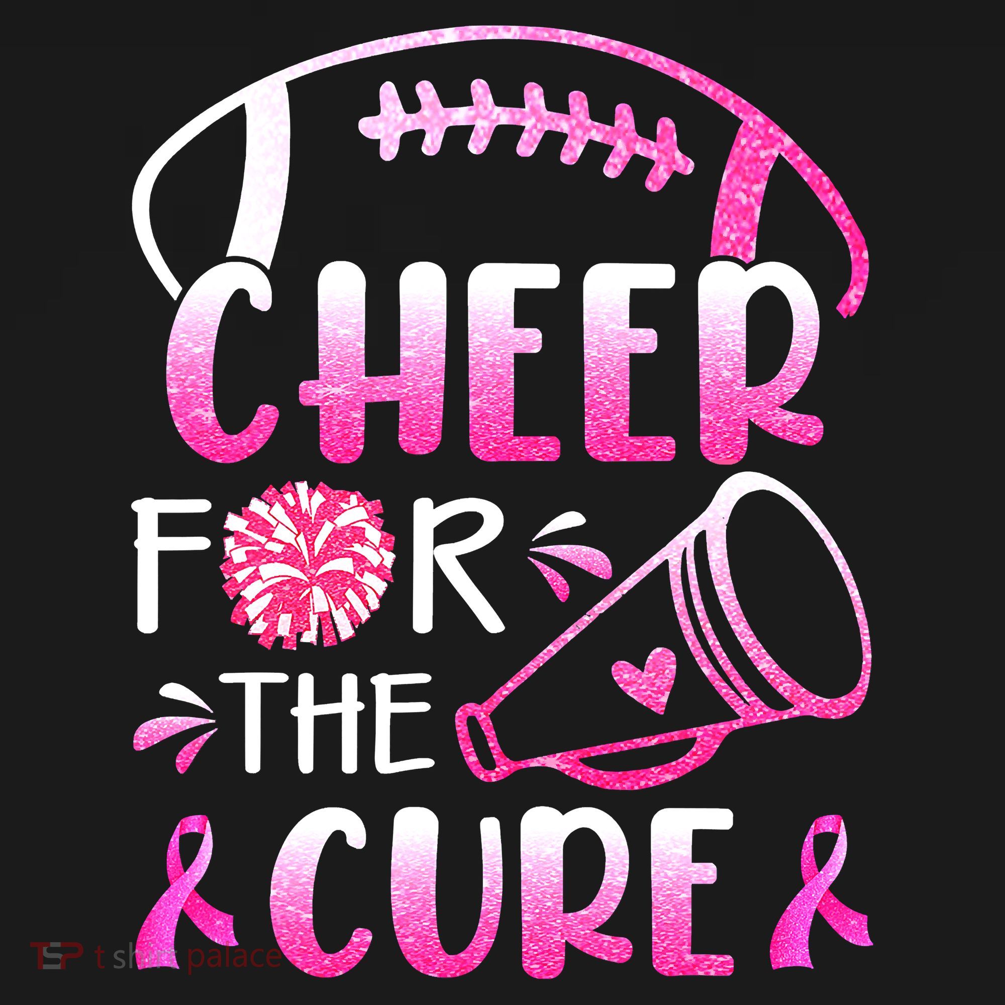 Cheer For The Cure Breast Cancer Awareness Polo