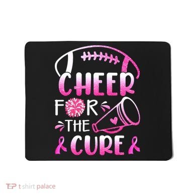 Cheer For The Cure Breast Cancer Awareness Mousepad
