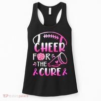 Cheer For The Cure Breast Cancer Awareness Women's Tank Top thumb 0