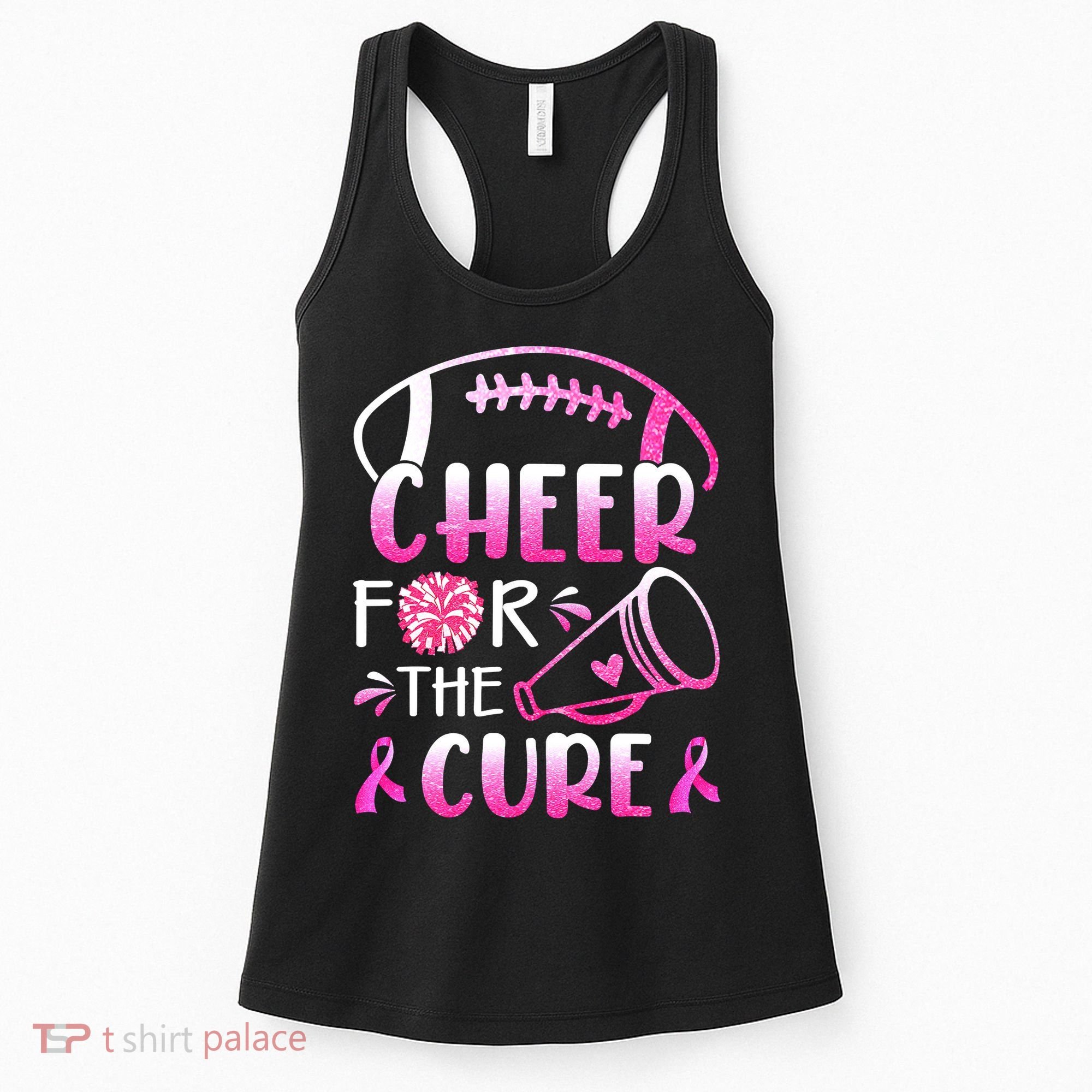 Cheer For The Cure Breast Cancer Awareness Women's Tank Top