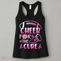 Cheer For The Cure Breast Cancer Awareness Women's Tank Top thumb 3