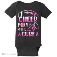Cheer For The Cure Breast Cancer Awareness Baby Bodysuit thumb 0
