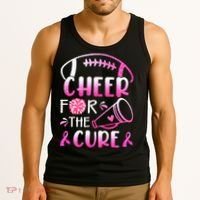 Cheer For The Cure Breast Cancer Awareness Tank Top thumb 3