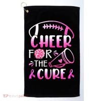 Cheer For The Cure Breast Cancer Awareness Golf Towel thumb 0