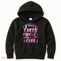 Cheer For The Cure Breast Cancer Awareness Kids Hoodie thumb 0