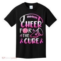 Cheer For The Cure Breast Cancer Awareness Kids T-Shirt thumb 0