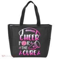 Cheer For The Cure Breast Cancer Awareness Tote Bag thumb 0