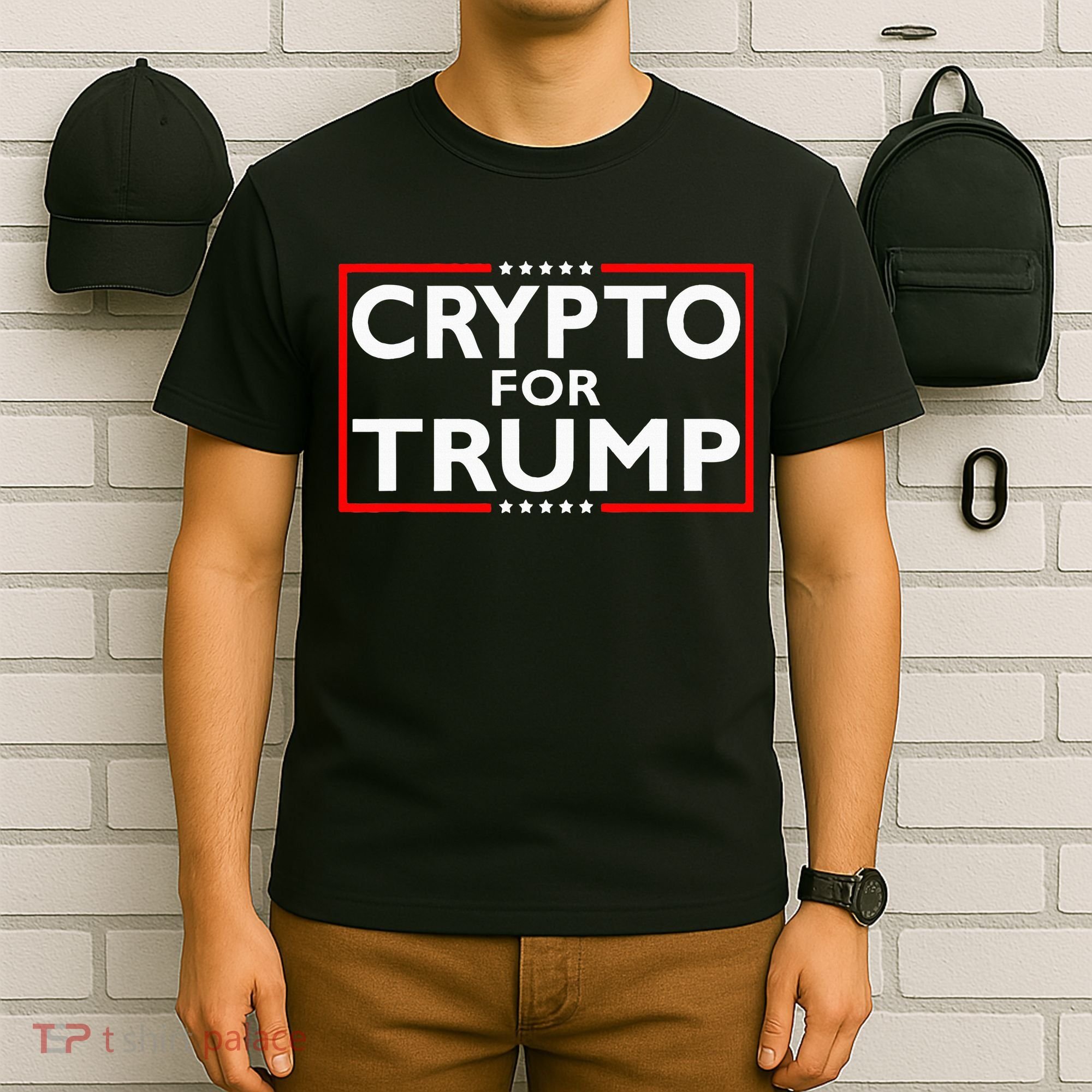 Crypto For Trump President Election 2024 Pro Cryptocurrency T-Shirt
