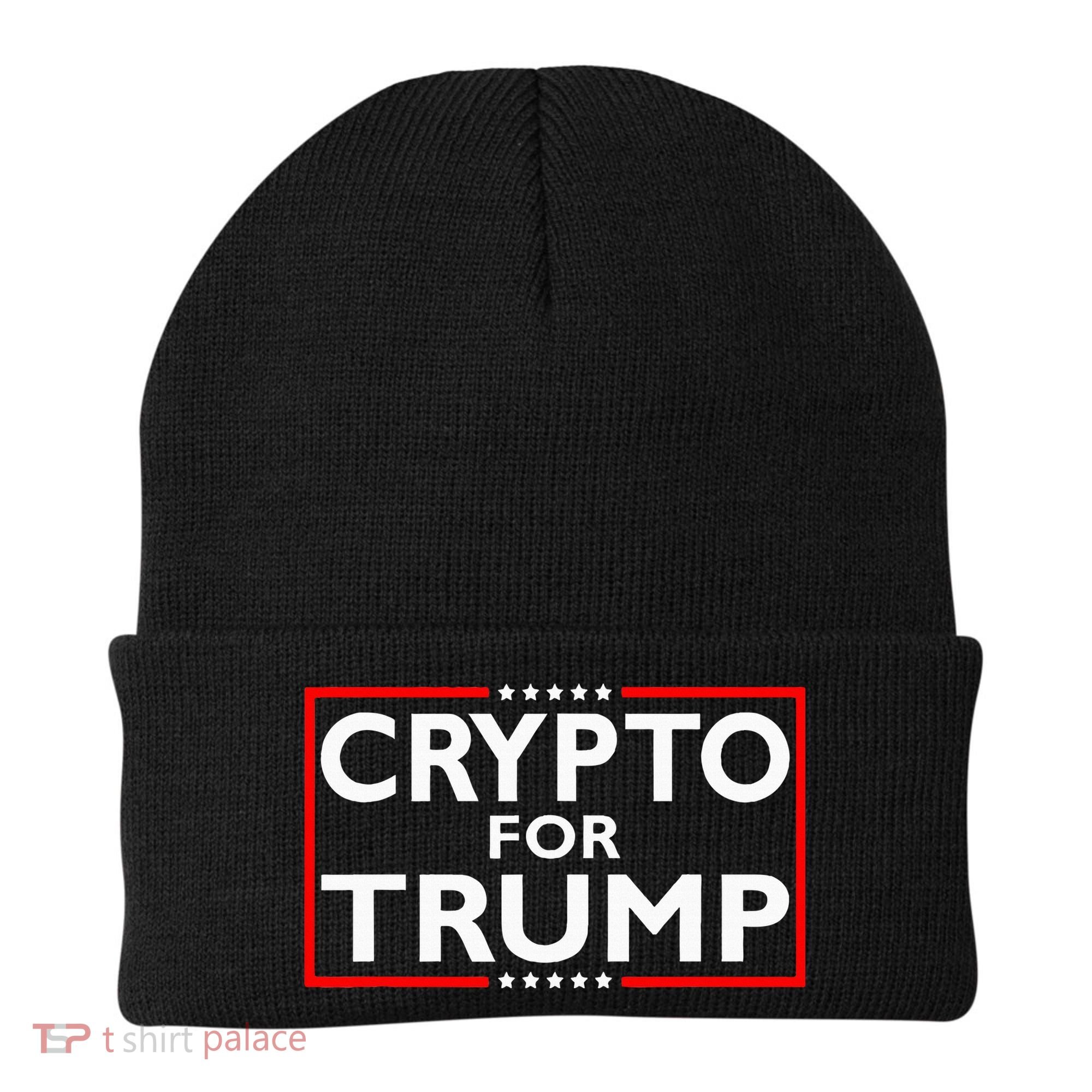 Crypto For Trump President Election 2024 Pro Cryptocurrency Beanie