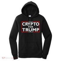 Crypto For Trump President Election 2024 Pro Cryptocurrency Women's Hoodie thumb 0