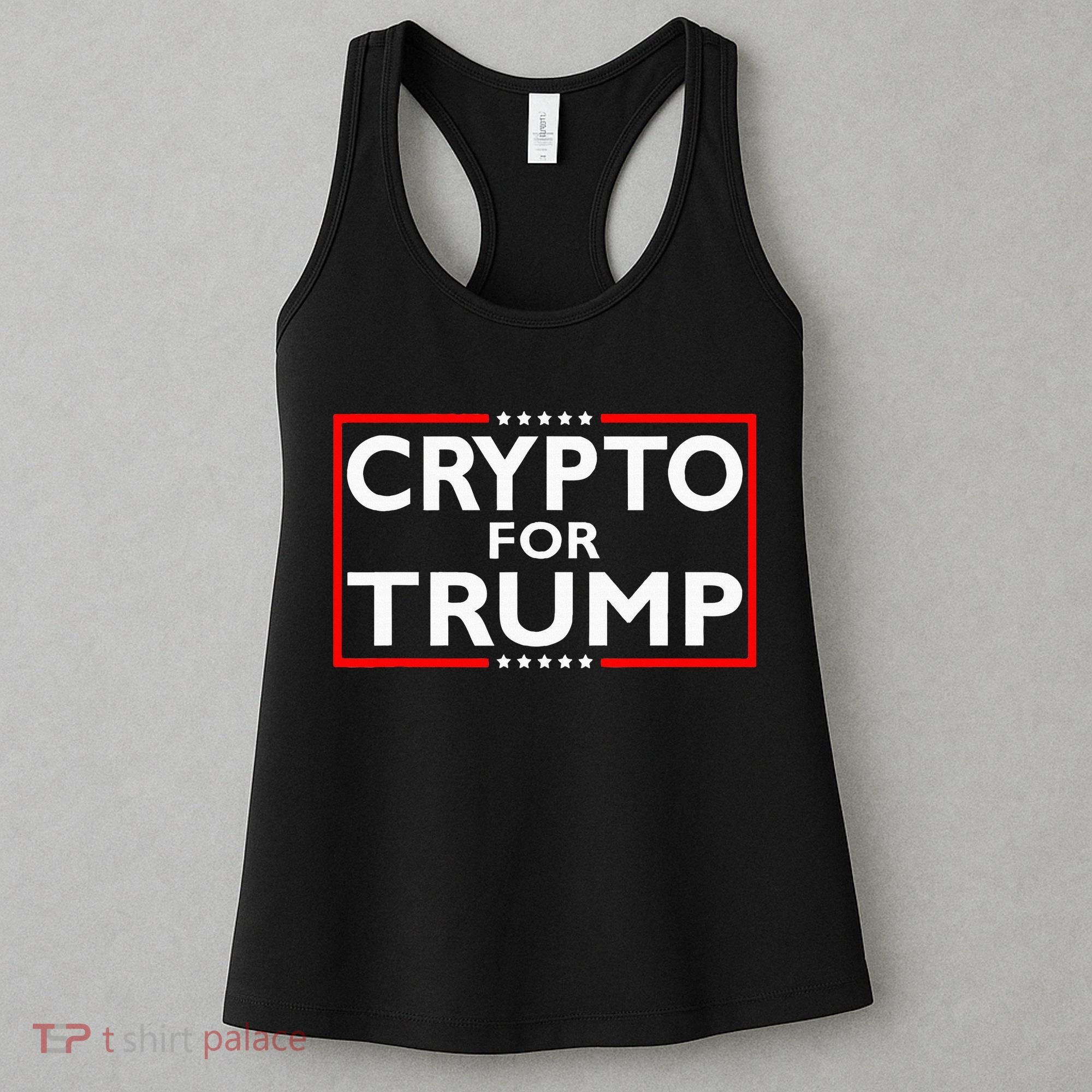Crypto For Trump President Election 2024 Pro Cryptocurrency Women's Tank Top