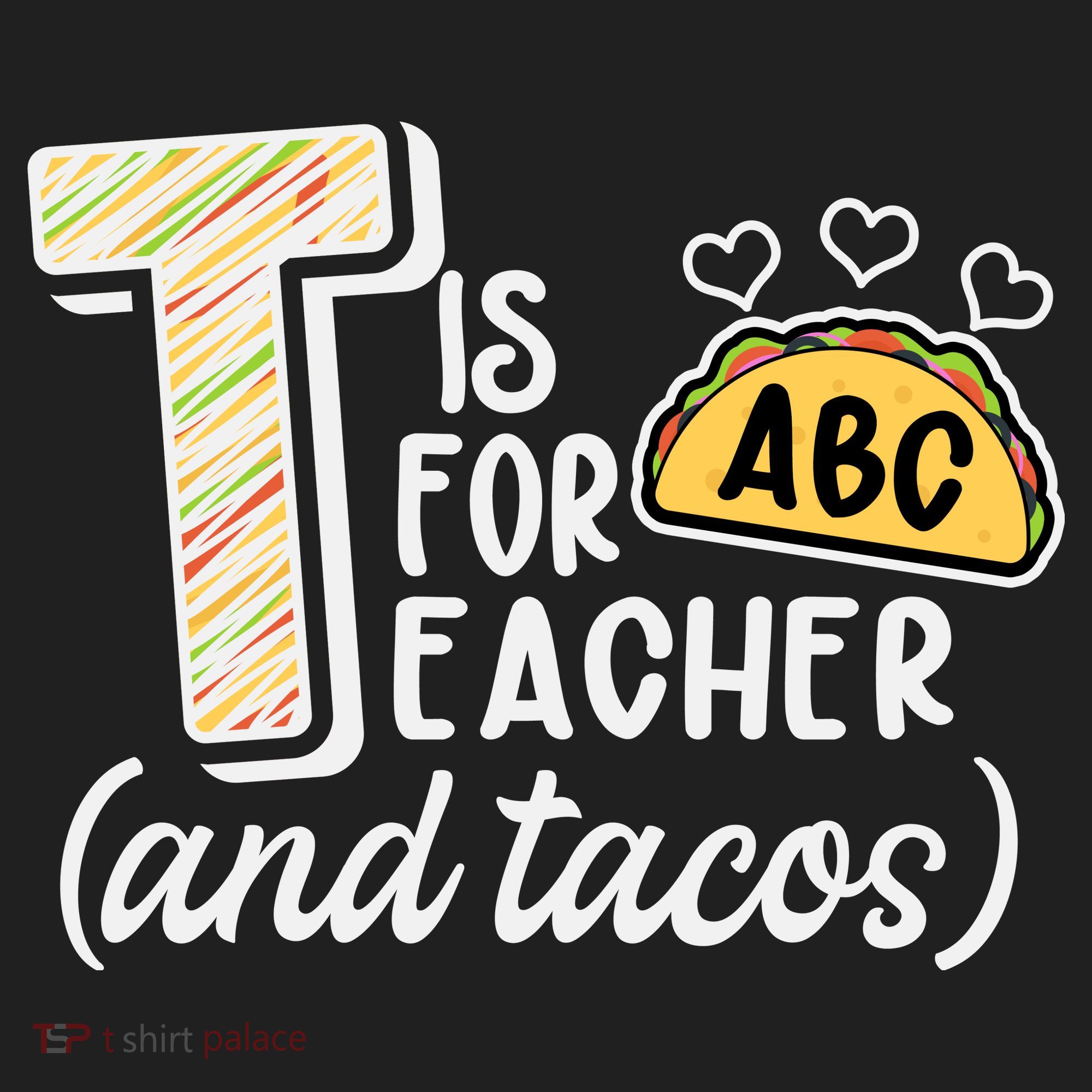 Cute Funny T Is For Teacher And Tacos Beanie