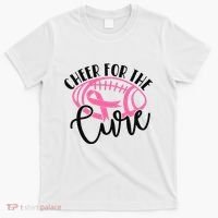 Cheer For The Cure Breast Cancer Awareness Girl Women T-Shirt thumb 0