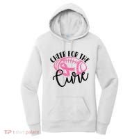 Cheer For The Cure Breast Cancer Awareness Girl Women Women's Hoodie thumb 0