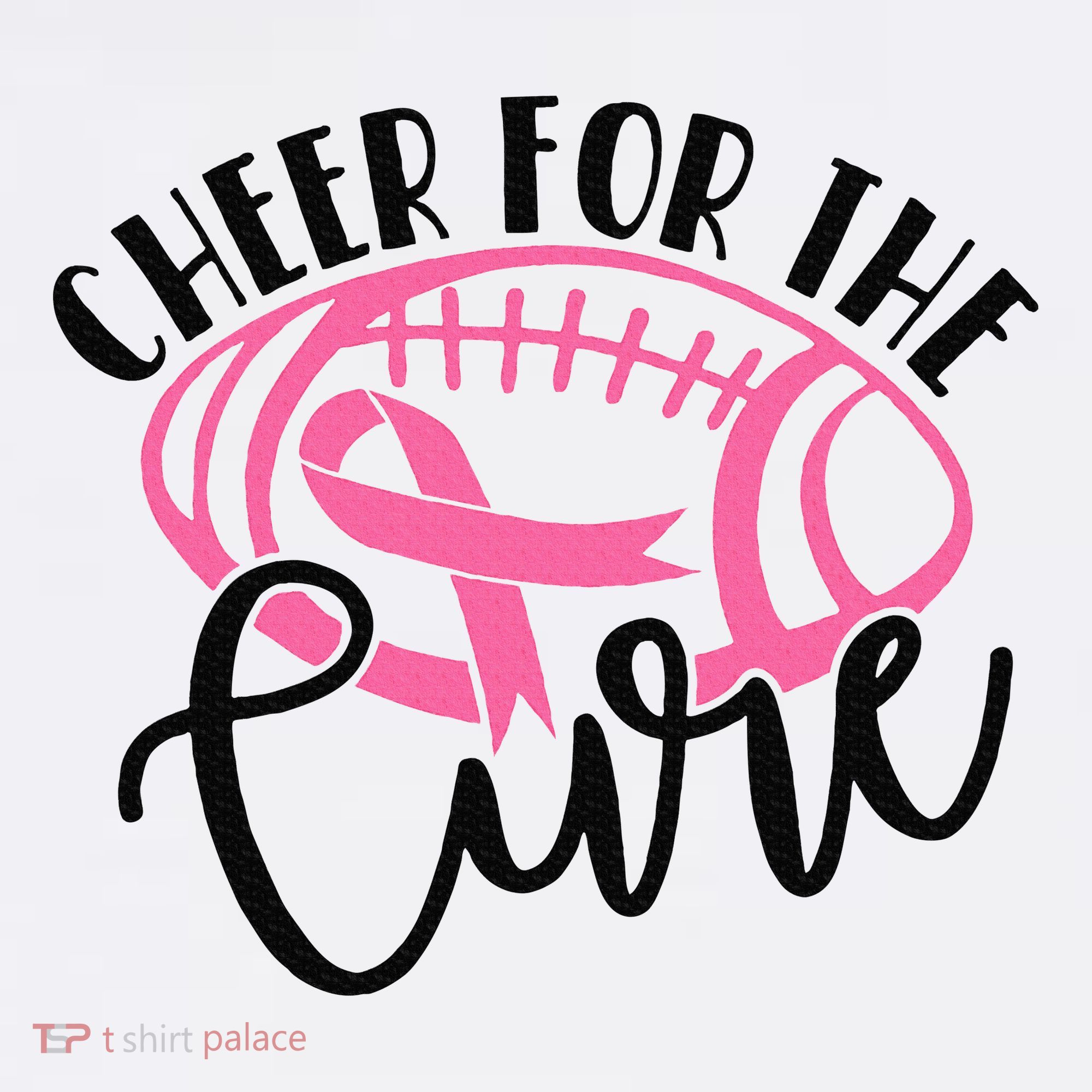 Cheer For The Cure Breast Cancer Awareness Girl Women Women's Tank Top