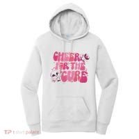 Cheer For The Cure Breast Cancer Football Pink Out Women's Hoodie thumb 0