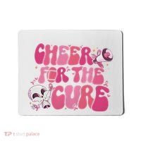 Cheer For The Cure Breast Cancer Football Pink Out Mousepad thumb 0