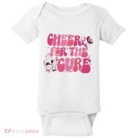 Cheer For The Cure Breast Cancer Football Pink Out Baby Bodysuit thumb 0
