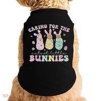 Caring For The Cutest Little Bunnies Nicu Icu Nurse Easter Doggie Tank thumb 0