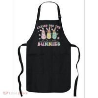 Caring For The Cutest Little Bunnies Nicu Icu Nurse Easter Apron thumb 0