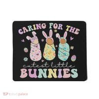 Caring For The Cutest Little Bunnies Nicu Icu Nurse Easter Mousepad thumb 0