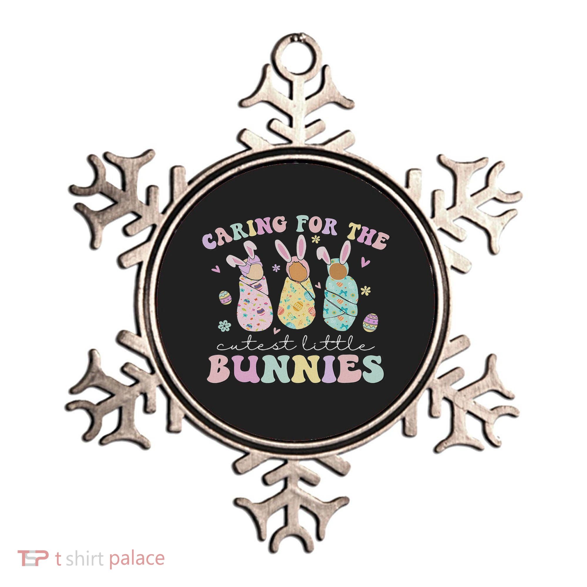 Caring For The Cutest Little Bunnies Nicu Icu Nurse Easter Ornament