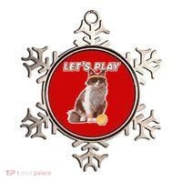 Cool Funny Tennis Cat Wearing Sunglasses Tennis Racket Ball Ornament thumb 0